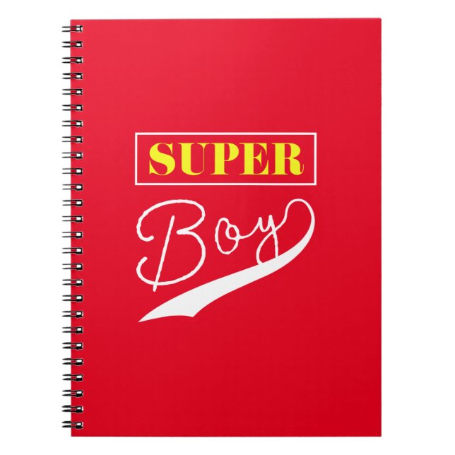 Carnet Super Boy (Devant)