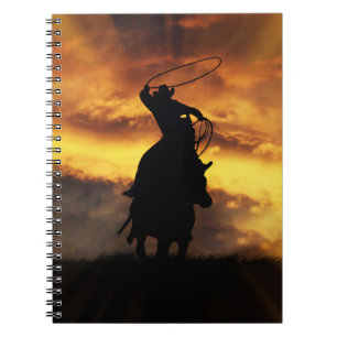 Carnet Super Cool Cowboy et Steer Horse Roping