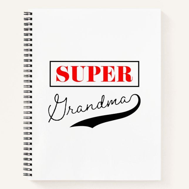 Carnet Super grand-mère (Devant)