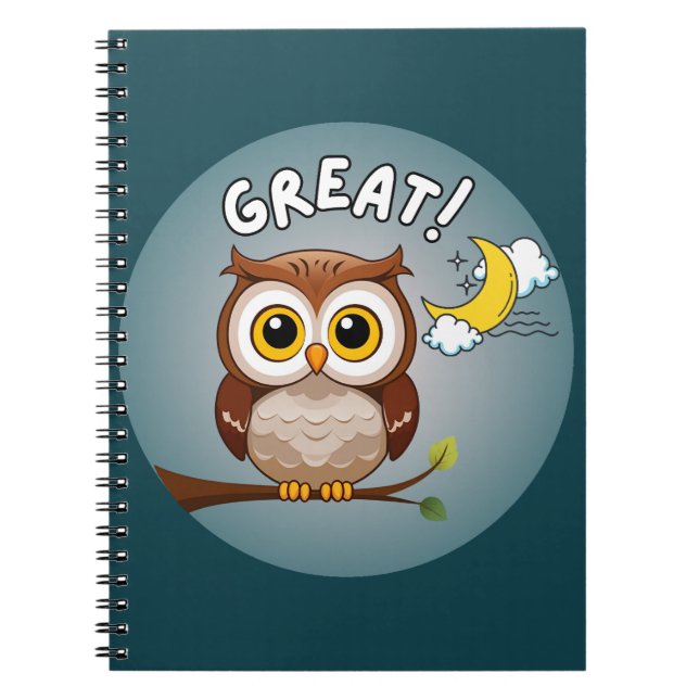 Carnet Super !, Hibou  (Devant)