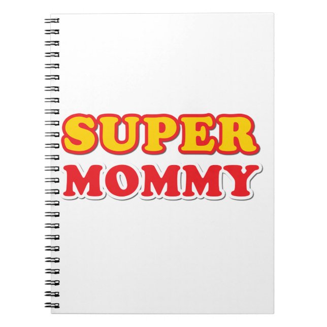 Carnet Super maman (Devant)