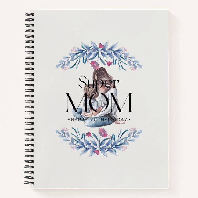 Carnet Super Mom - Inspirational Mom Journal (Devant)