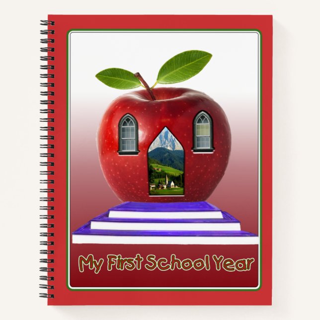 Carnet Super "Mon premier jour d'école" (Devant)