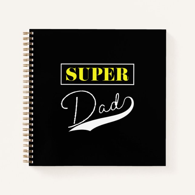 Carnet Super papa (Devant)