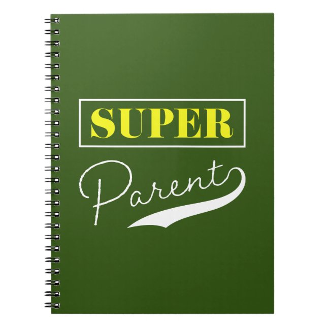 Carnet Super Parent est un script et une conception moder (Devant)