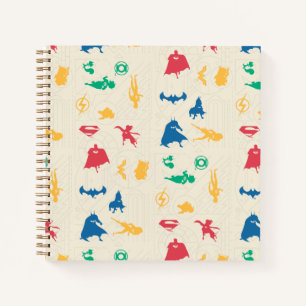 Carnet Super Pets & Justice League Motif Silhouette