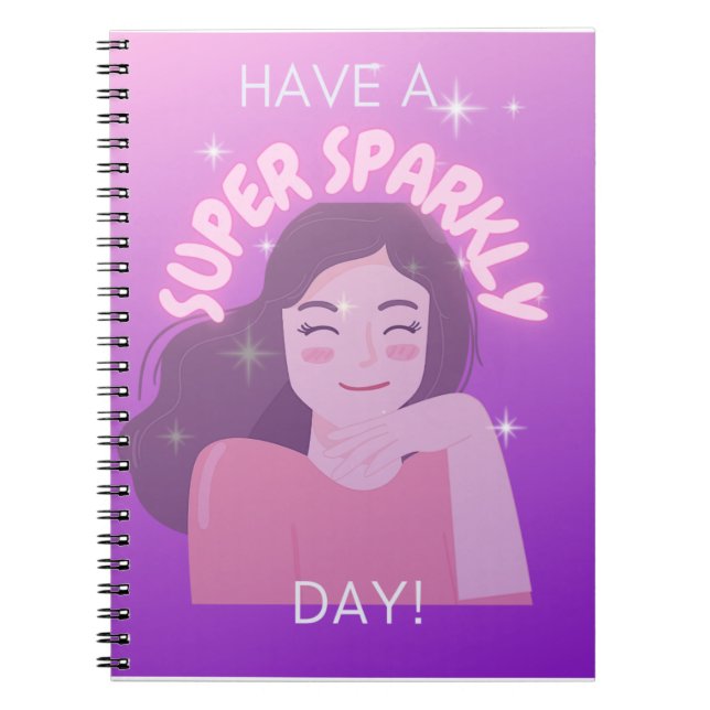 Carnet Super Sparkly Day (Devant)