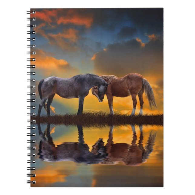 Carnet Superbes chevaux sauvages (Devant)