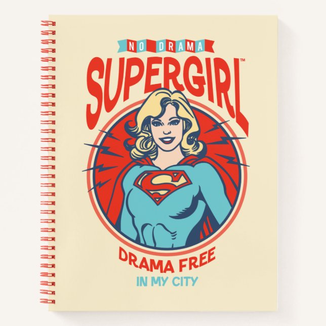 Carnet Supergirl Drame Gratuit Dans Ma Ville (Devant)