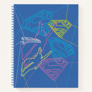 Carnet Supergirl et logo en couleurs