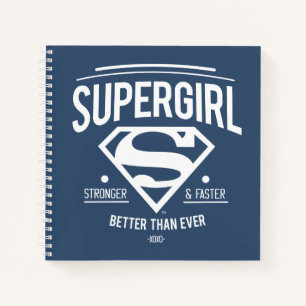 Carnet Supergirl mieux que jamais Retro Graphic