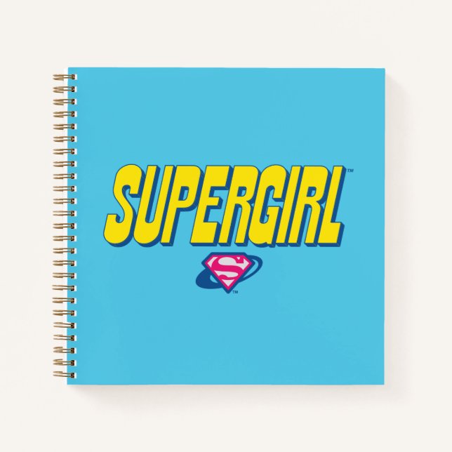 Carnet Supergirl Pop Logo (Devant)