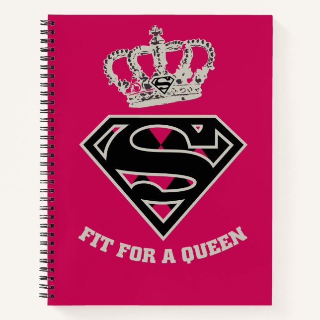 Carnet Supergirl S-Shield "Adapté Pour Une Reine" (Devant)