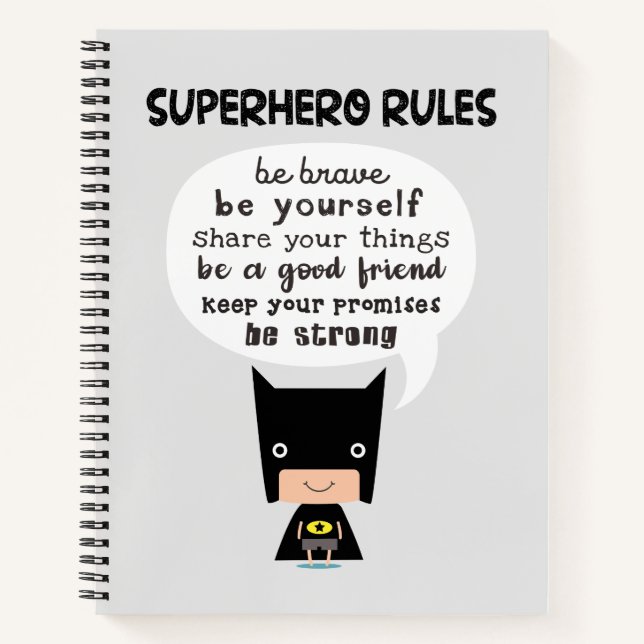 Carnet Superhero Rules (Devant)