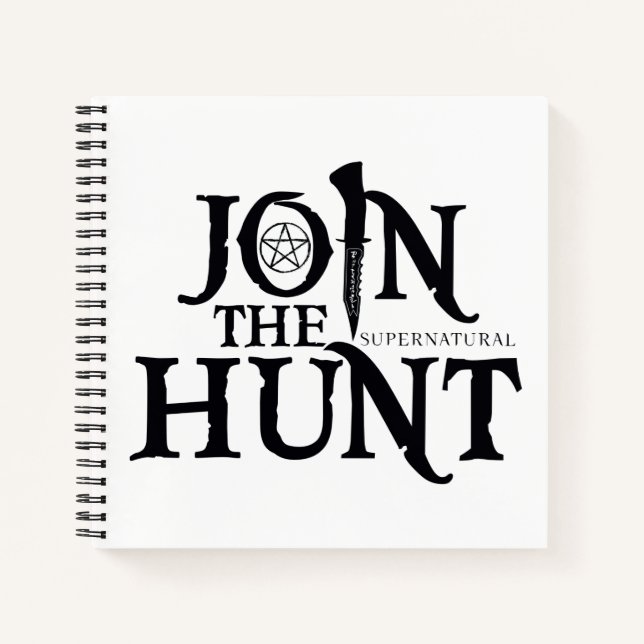 Carnet Supernatural "Join the Hunt" (Devant)