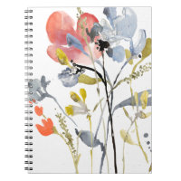 Superposition de fleurs - Aquarelle Fleurs pastel
