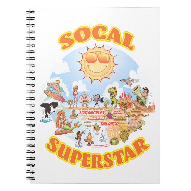 Carnet Superstar de SoCal (Devant)