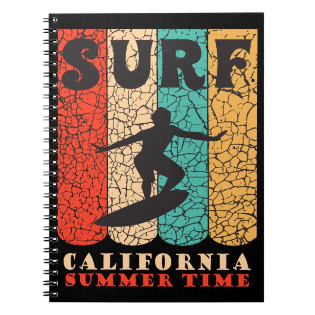 Carnet Surf Californie (Devant)