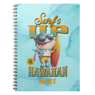 Carnet Surf Hawaïen des vagues vers le haut Pidgin Slang