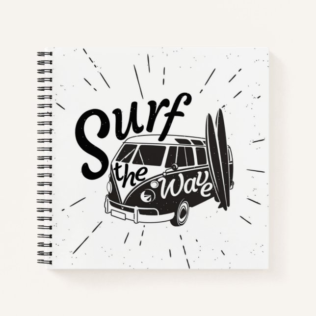 Carnet Surf La Vague (Devant)