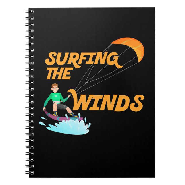 Carnet Surfer Sur Les Vents (Devant)