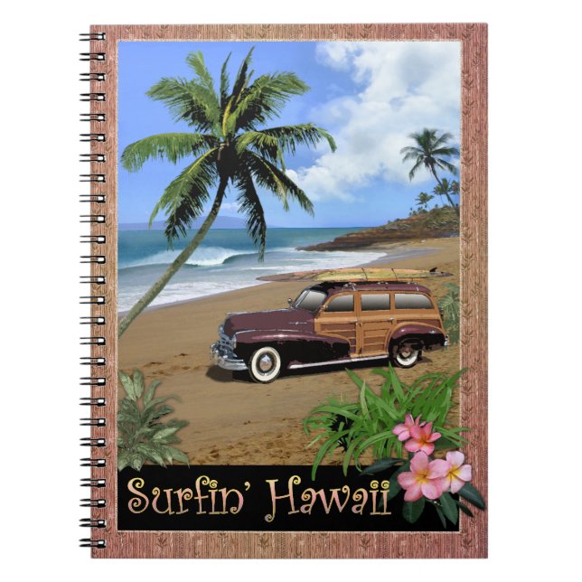Carnet Surfin' Hawaii (Devant)