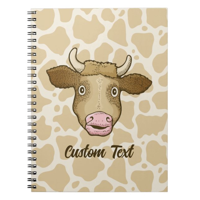 Carnet  Surprised Cow Notebook (Devant)