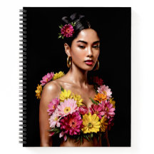 Surreal Flower Girl Dark Boho Aesthetic