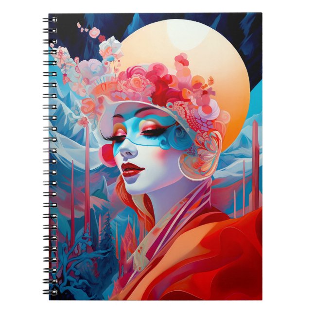 Carnet Surreal Lady Imaginaire Art (Devant)