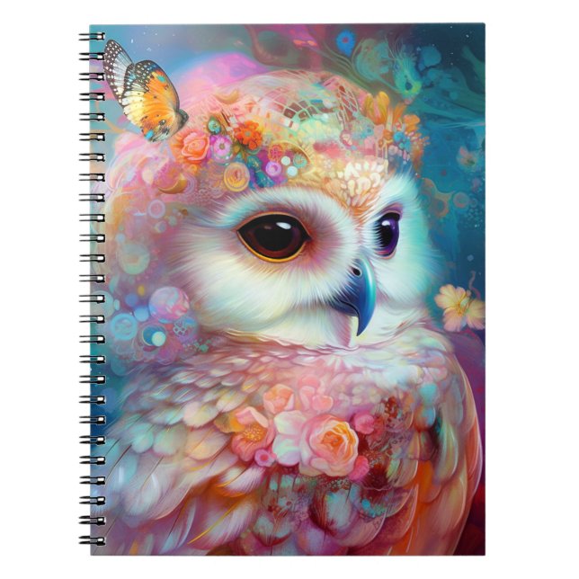 Carnet Surreal Owl Imaginaire Art (Devant)
