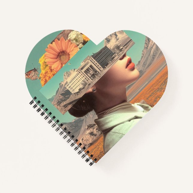 Carnet Surreal Portrait with Architectural Landscape (Devant)