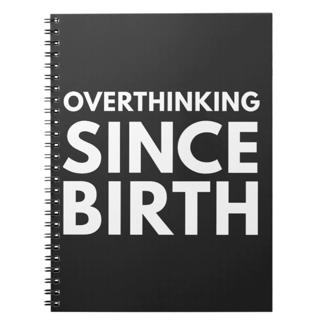 CARNET SURRÉFLEXION DEPUIS LA NAISSANCE TYPOGRAPHIE HUMOU (Devant)