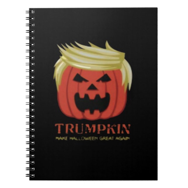 Carnet Sweatshirt, Trumpkin, Merche d'Halloween (Devant)