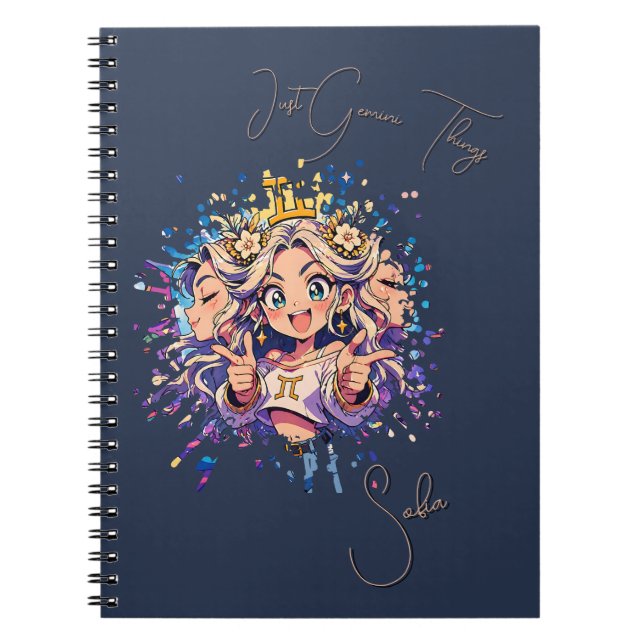 Carnet Sweet 16 Gemini Custom Photo Memory Book (Devant)