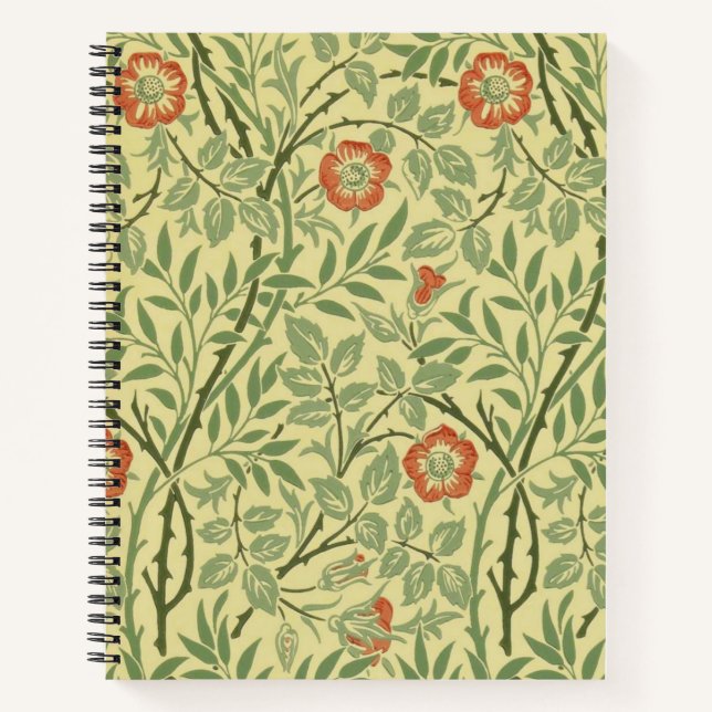 Carnet Sweet Briar Motif (par William Morris) (Devant)