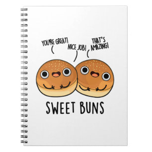 Carnet Sweet Buns Funny Baking Pun