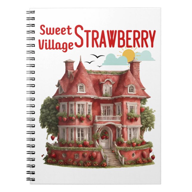Carnet Sweet Strawberry Village (Devant)