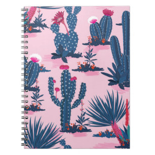 Carnet Sweet Summer Cactus Motif florissant