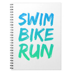 Carnet Swim Bike Run superbe design