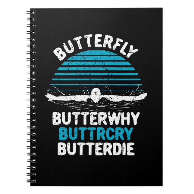 Carnet Swimming - Butterfly Butterwhy (Devant)