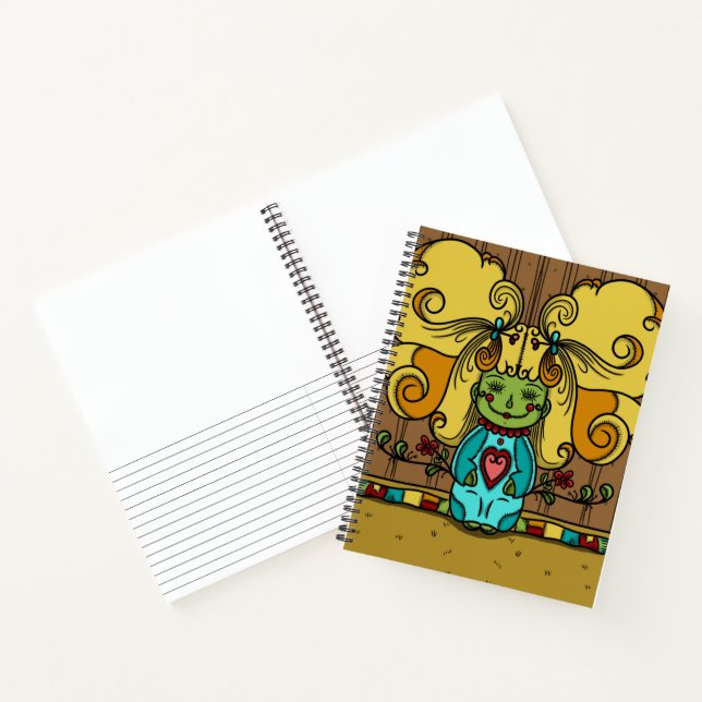 Carnet Swirly Girly Zombie Sketch and Notes (Intérieur)
