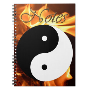 Carnet Symbole asiatique de Yin et Yang