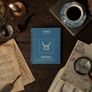 Carnet Symbole astrologique du Taurus
