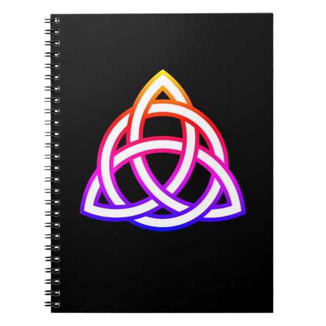 Carnet Symbole Celtic Trinity Knot Triquetra Wicca (Devant)