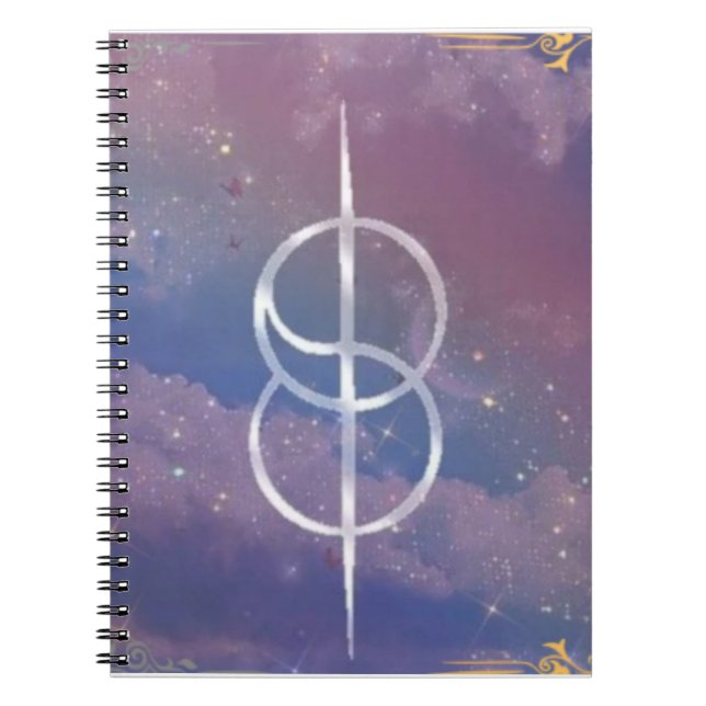 Carnet symbole changeant dans les nuages  (Devant)