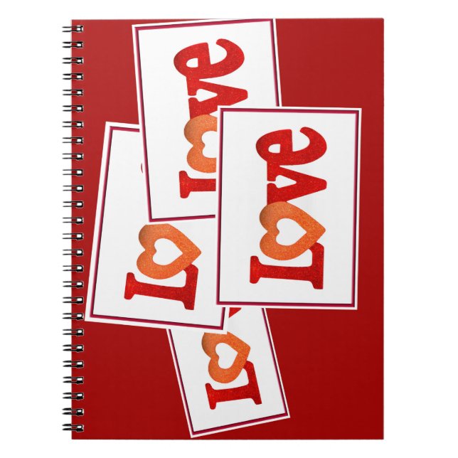 Carnet Symbole d'amour (Devant)