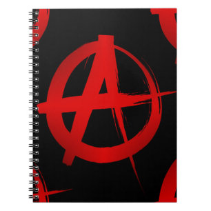 Carnet Symbole d'anarchie