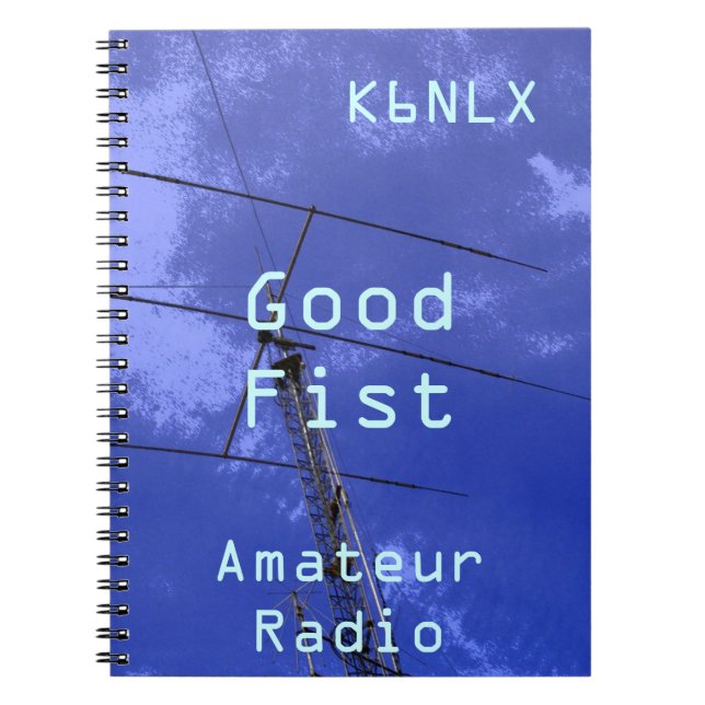 Carnet Symbole d'appel radio amateur bonne main (Devant)