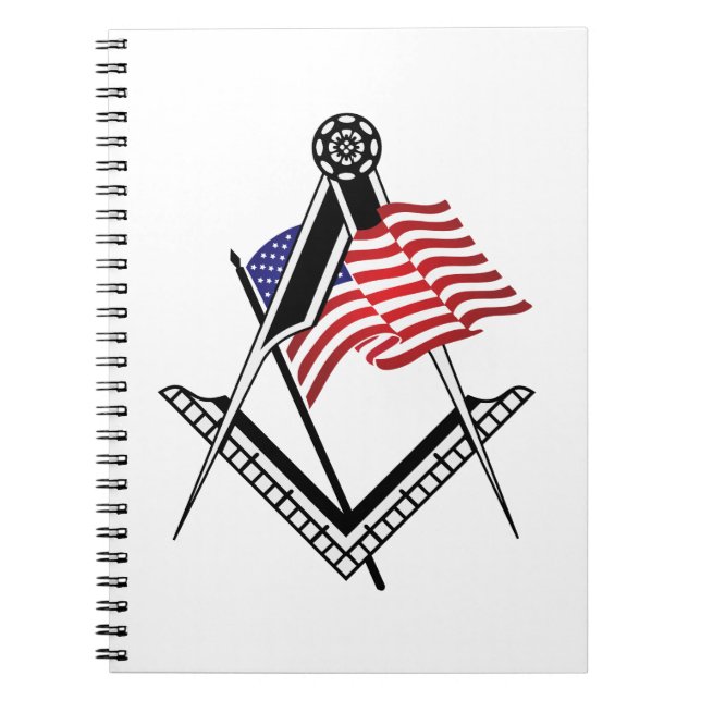 Carnet Symbole de la franc-maçonnerie américaine (Devant)