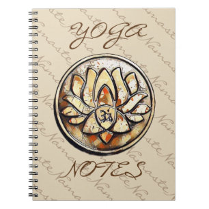 Carnet Symbole de l'OM de yoga